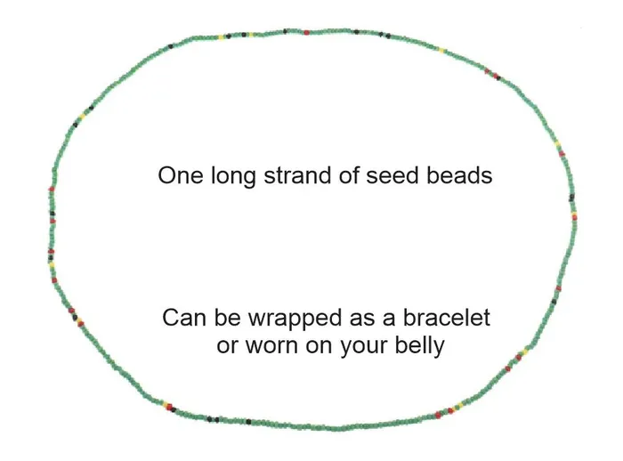 Bracelets POLLY B1115 Fuchsia Seed Beads Strand Bracelet