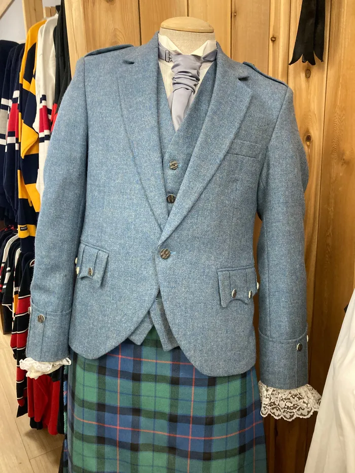 Earrings David Ogilvie Tweed Argyle Kilt Jacket FINAL SALE