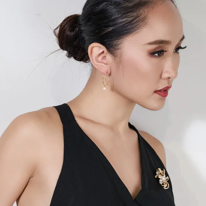 Earrings Pearly Lustre New Yorker Freshwater Pearl Earrings WE00466
