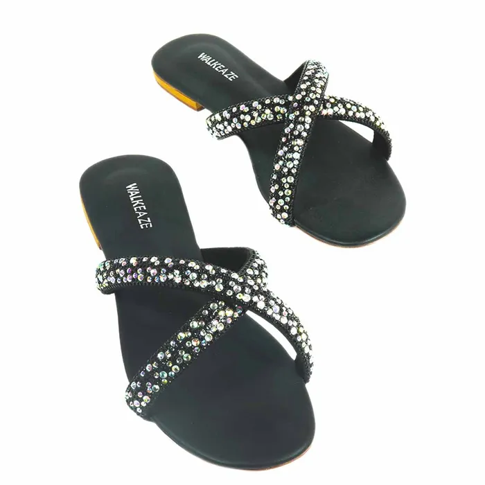 Earrings Women Formal Slippers 40738S Walkeaze