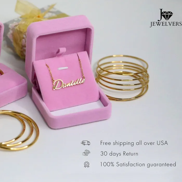 Jewelvers Earrings 18K GoldFilled Bamboo Shaped Hoop Earrings