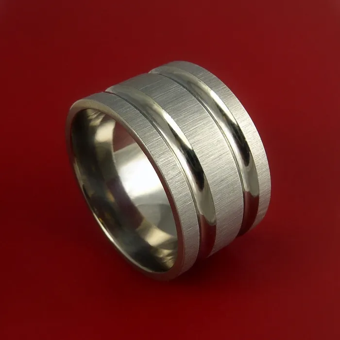 Lashbrook Rings Titanium Extra Wide Modern Style Band Fashion Ring Made to Any Sizing 3 to 22 Lashbrook Rings Titanium Extra Wide Modern Style Band Fashion Ring Made to Any Sizing 3 to 22