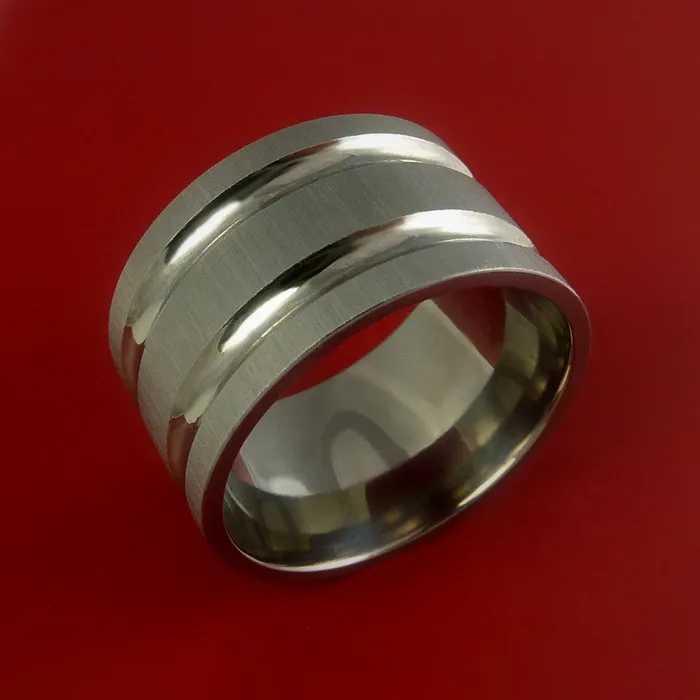 Lashbrook Rings Titanium Extra Wide Modern Style Band Fashion Ring Made to Any Sizing 3 to 22 Lashbrook Rings Titanium Extra Wide Modern Style Band Fashion Ring Made to Any Sizing 3 to 22