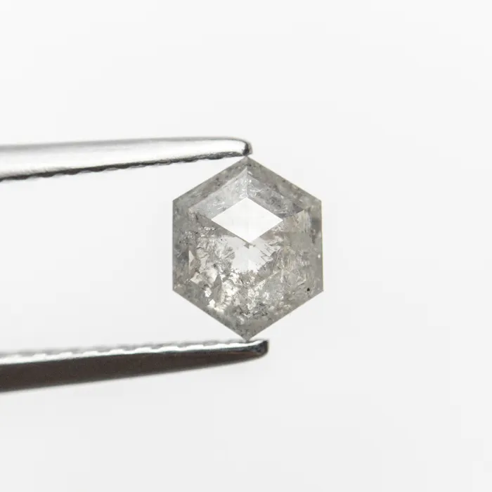 Misfit Diamonds 079ct 614x499x300mm Hexagon Rosecut 1961935 Earrings