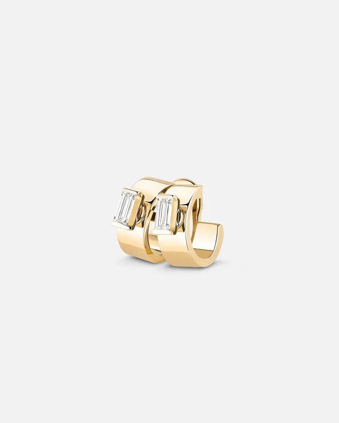 Mood Earrings Dinner Date Ear Clip in Yellow Gold