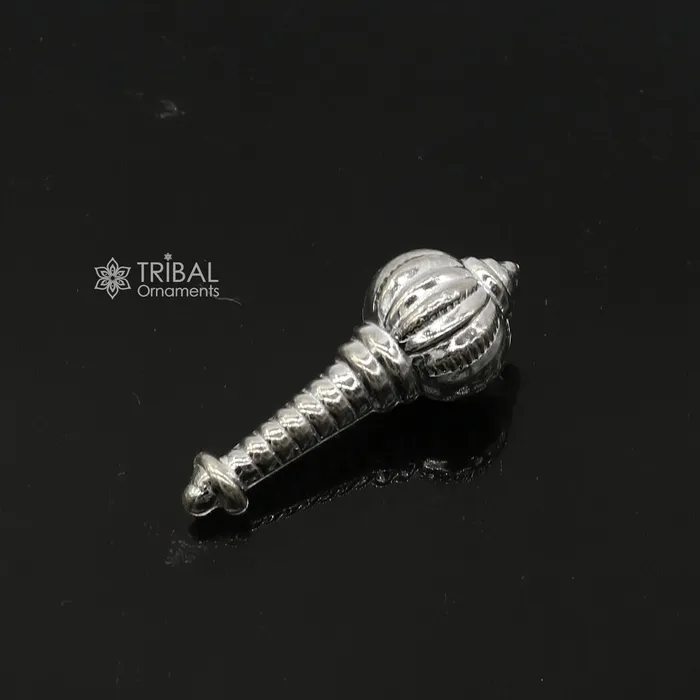 Necklaces 925 Sterling silver handmade lord HanumanA GadaMace divine BAJRANGBALI weapon gift for idol hanuman for best wishes puja articles su1300 TRIBAL ORNAMENTS Necklaces 925 Sterling silver handmade lord HanumanA GadaMace divine BAJRANGBALI weapon gift for idol hanuman for best wishes puja articles su1300 TRIBAL ORNAMENTS