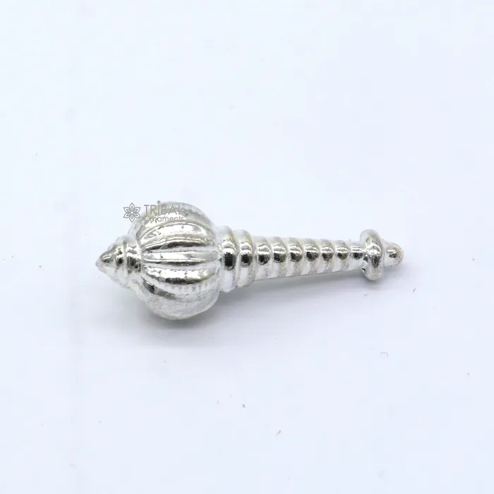 Necklaces 925 Sterling silver handmade lord HanumanA GadaMace divine BAJRANGBALI weapon gift for idol hanuman for best wishes puja articles su1300 TRIBAL ORNAMENTS Necklaces 925 Sterling silver handmade lord HanumanA GadaMace divine BAJRANGBALI weapon gift for idol hanuman for best wishes puja articles su1300 TRIBAL ORNAMENTS