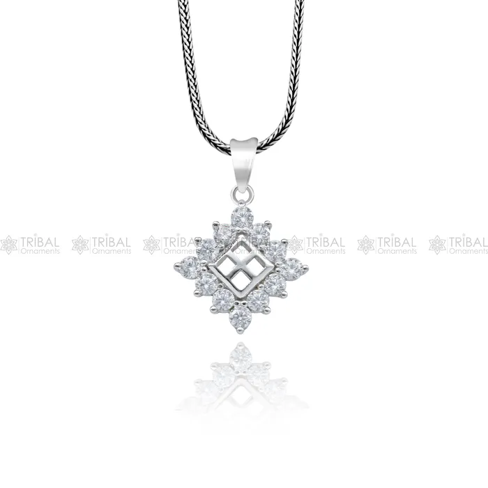 Necklaces 925 Sterling silver unique design diamond pendant nsp928 TRIBAL ORNAMENTS Necklaces 925 Sterling silver unique design diamond pendant nsp928 TRIBAL ORNAMENTS