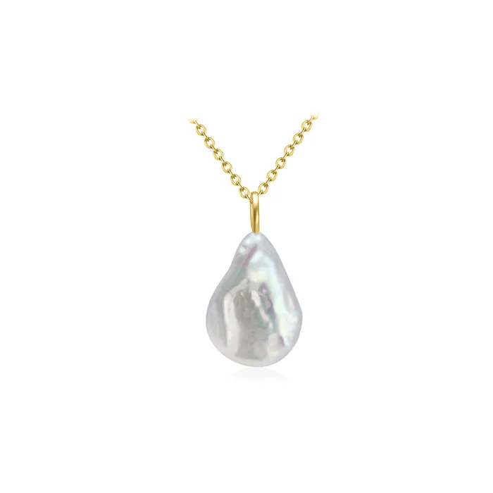 Necklaces Pearly Lustre Keshi Freshwater Pearl Necklace WN00638