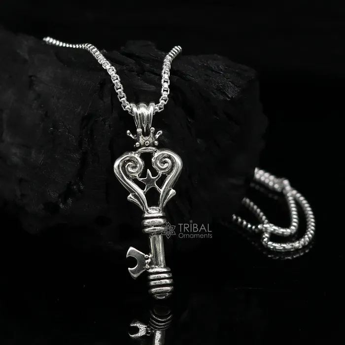 Necklaces TRIBAL ORNAMENTS 925 sterling silver vintage style handmade key pendant amazing fancy stylish attractive pendant for boys and girls nsp639 Necklaces TRIBAL ORNAMENTS 925 sterling silver vintage style handmade key pendant amazing fancy stylish attractive pendant for boys and girls nsp639