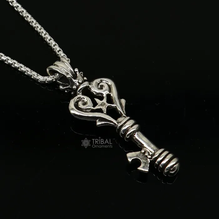 Necklaces TRIBAL ORNAMENTS 925 sterling silver vintage style handmade key pendant amazing fancy stylish attractive pendant for boys and girls nsp639 Necklaces TRIBAL ORNAMENTS 925 sterling silver vintage style handmade key pendant amazing fancy stylish attractive pendant for boys and girls nsp639