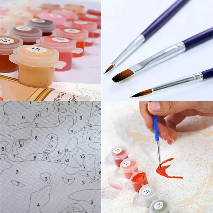 Paint By Numbers Deep Immersion Actually Home Earrings