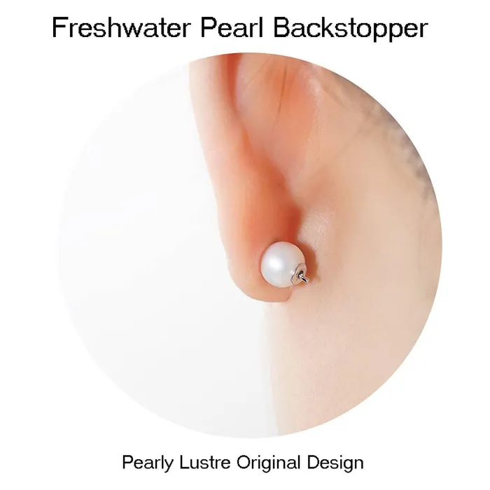 Pearly Lustre Earrings Freshwater Pearl Earrings WE00673 CONNECT