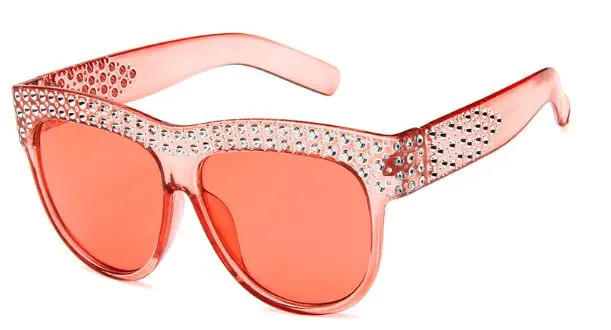 POLLY Earrings S138 Peach Pink Easy Street Collection Sunglasses