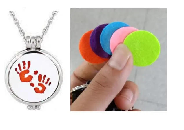 polly Necklaces N1598 Silver Hands Essential Oil Necklace with FREE Earrings PLUS 5 Different Color Pads polly Necklaces N1598 Silver Hands Essential Oil Necklace with FREE Earrings PLUS 5 Different Color Pads