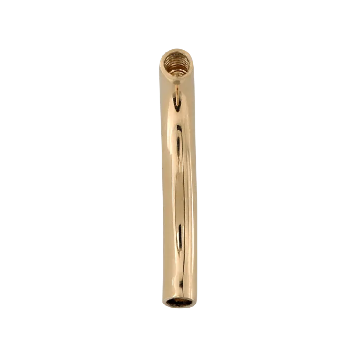 PreStyled Sets LeRoi Gold Plain Curved Barbell Threaded