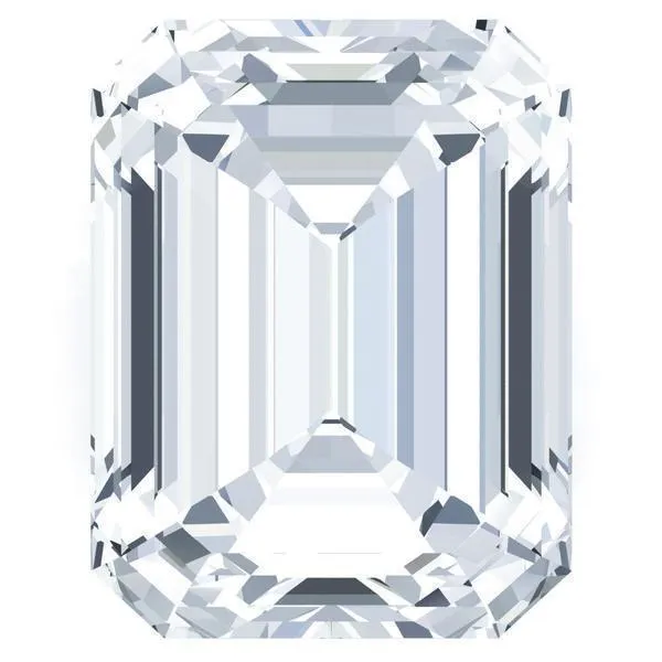 Rings FIRE BRILLIANCE FAB Moissanite Emerald Cut