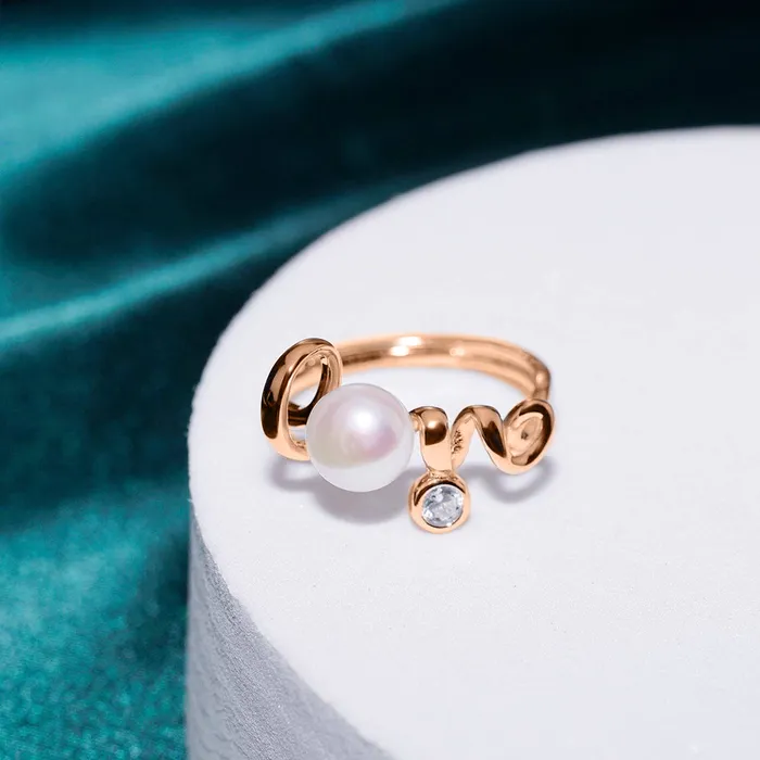 Rings Pearly Lustre New Yorker Freshwater Pearl Ring WR00149