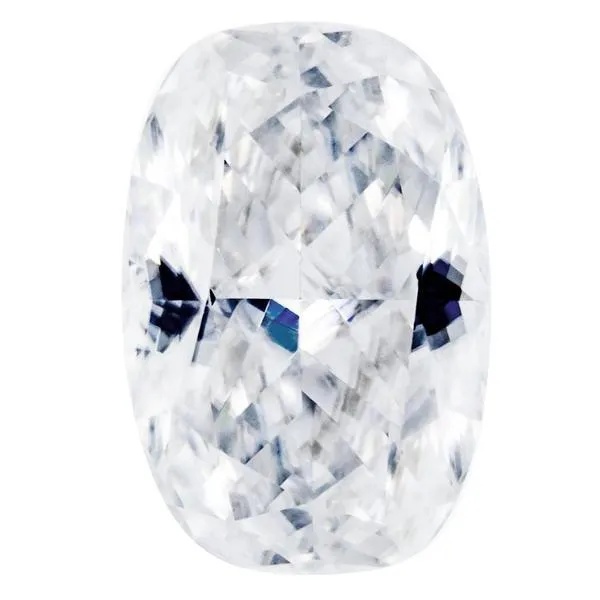 Skinny Crushed Ice Elongated Cushion Fire Brilliance Earrings