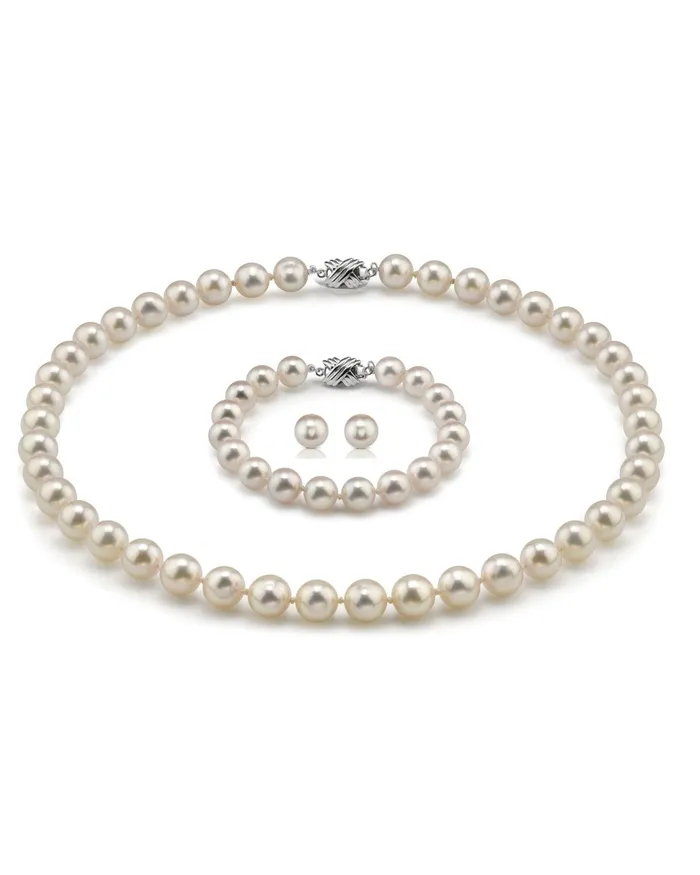 spt Earrings 8590mm Hanadama Pearl Set