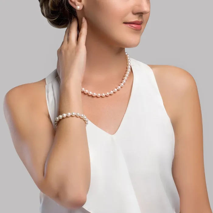 spt Earrings 8590mm Hanadama Pearl Set