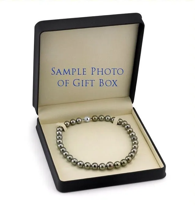 spt Necklaces Dark Tahitian True Round Pearl Necklace 120150mm AAAA Quality