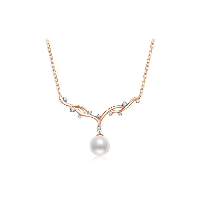 Top Grade Freshwater Pearl Necklace WN00579 STARRY Pearly Lustre Necklaces