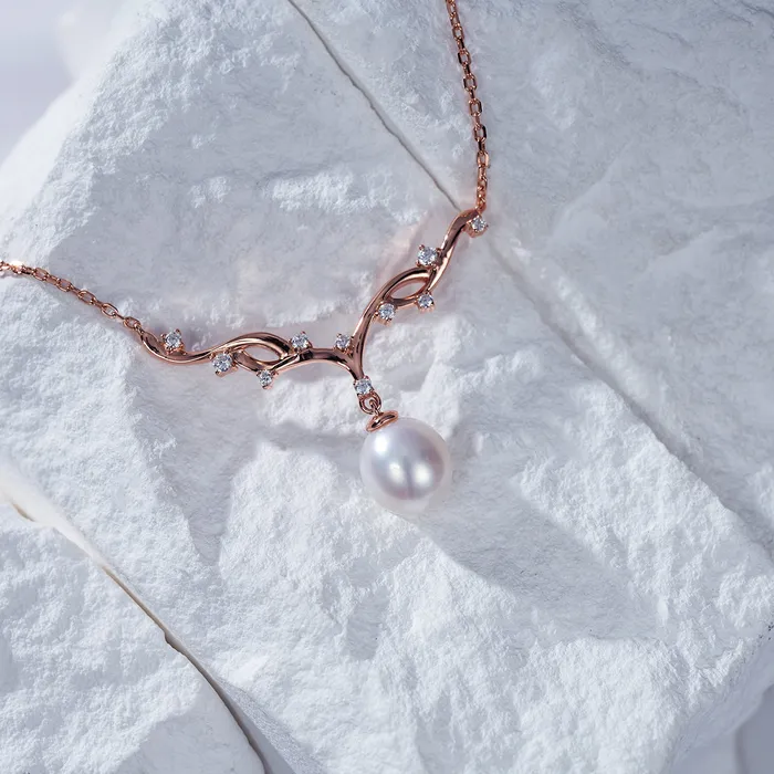 Top Grade Freshwater Pearl Necklace WN00579 STARRY Pearly Lustre Necklaces