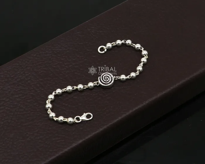 TRIBAL ORNAMENTS Bracelets All sizes 925 sterling silver beaded bracelet or anklet for girls and kidsyour baby silver Nazariyanazarbattu bbr501 TRIBAL ORNAMENTS Bracelets All sizes 925 sterling silver beaded bracelet or anklet for girls and kidsyour baby silver Nazariyanazarbattu bbr501