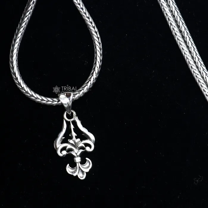 TRIBAL ORNAMENTS Necklaces 925 sterling silver lord shiva TRIDENT TRISHUL PENDANT high quality pendant silver necklace locket nsp697 TRIBAL ORNAMENTS Necklaces 925 sterling silver lord shiva TRIDENT TRISHUL PENDANT high quality pendant silver necklace locket nsp697