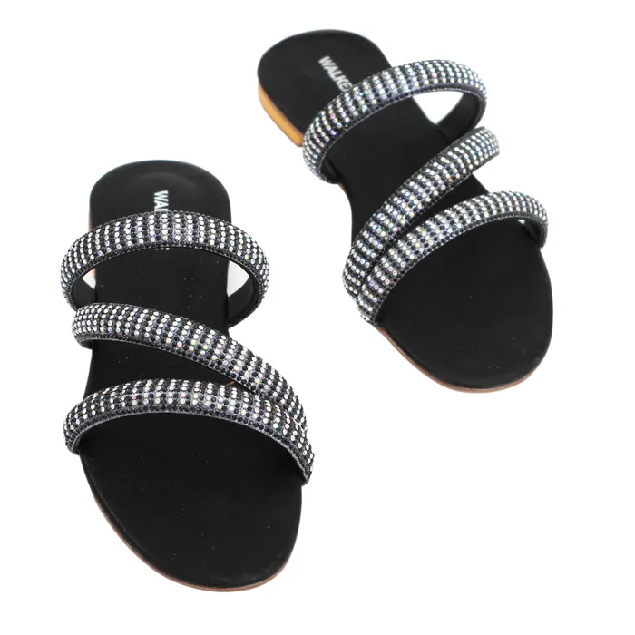 Walkeaze Earrings Women Formal Slippers 40843S