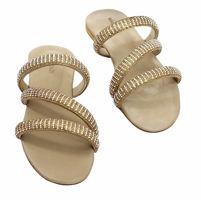 Walkeaze Earrings Women Formal Slippers 40843S