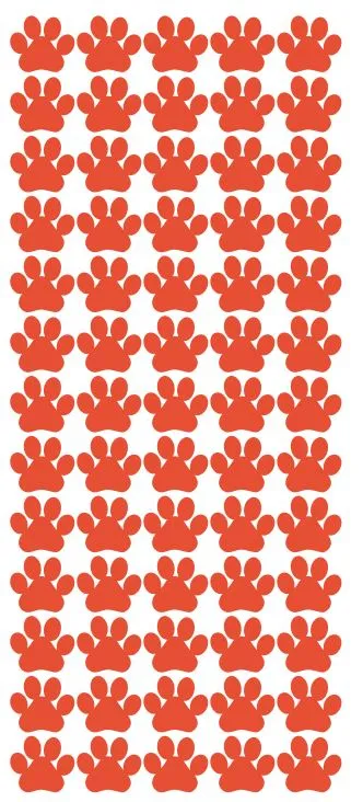 Winter Park Products Orange Paw Stickers 34 DC15035 Earrings