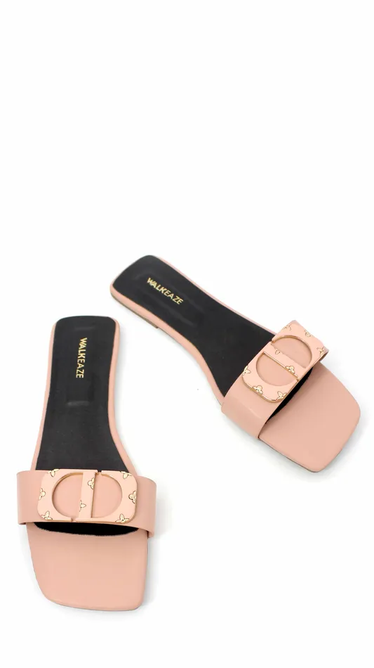 Women Casual Slippers 39591S Walkeaze Earrings