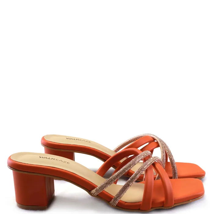 Women Formal Block Heel 74153S Walkeaze Necklaces