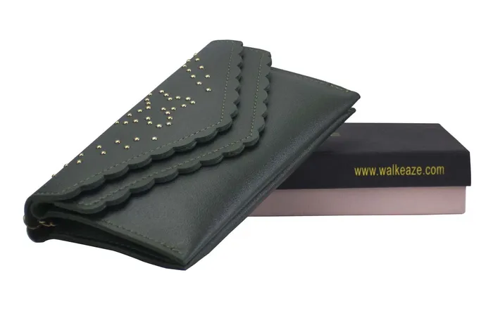 Women Stylish Wallet 3361W Walkeaze Earrings