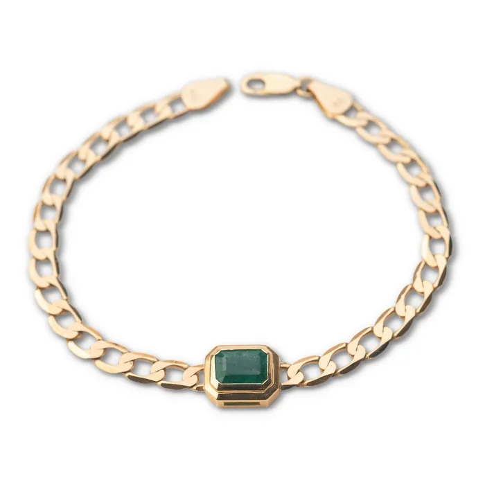 14k Emerald Neptune Bracelet RG Bracelets