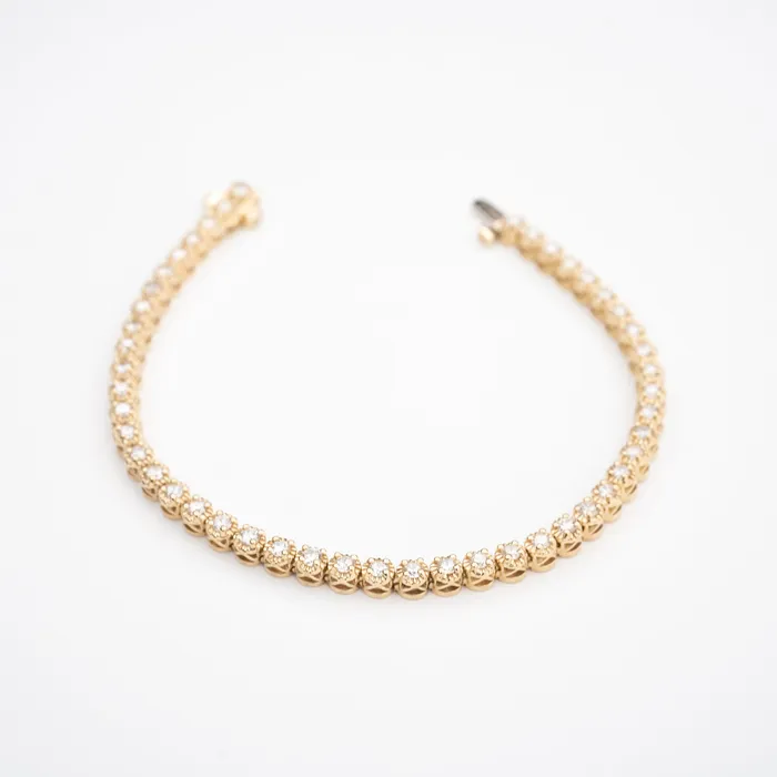 14k Tennis Bracelet 2 CTW RG Bracelets