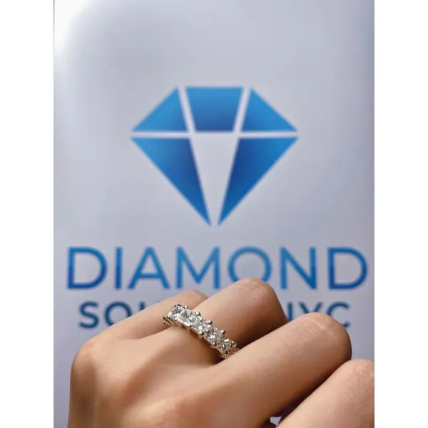 14kt White Gold DIA Certified Eternity Band with 600ct Natural Diamonds DS35000 Diamond Source NYC Rings 14kt White Gold DIA Certified Eternity Band with 600ct Natural Diamonds DS35000 Diamond Source NYC Rings