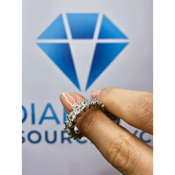 14kt White Gold DIA Certified Eternity Band with 600ct Natural Diamonds DS35000 Diamond Source NYC Rings 14kt White Gold DIA Certified Eternity Band with 600ct Natural Diamonds DS35000 Diamond Source NYC Rings