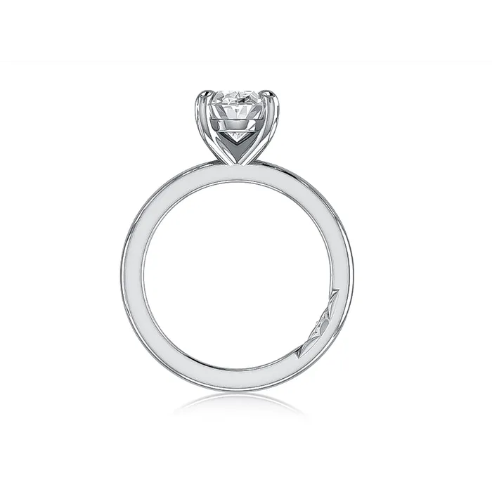 A Jaffe Rings A Jaffe 14K White Gold Solitaire Ring Oval Head
