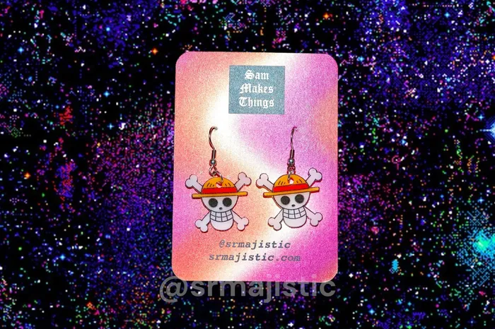 Anime Themed Handmade Earrings Sam Makes Things Earrings