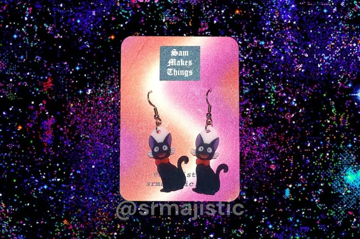 Anime Themed Handmade Earrings Sam Makes Things Earrings