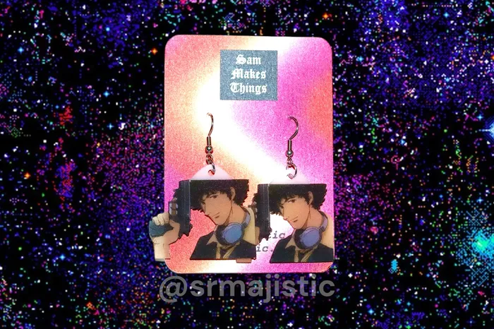 Anime Themed Handmade Earrings Sam Makes Things Earrings