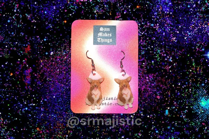 Anime Themed Handmade Earrings Sam Makes Things Earrings