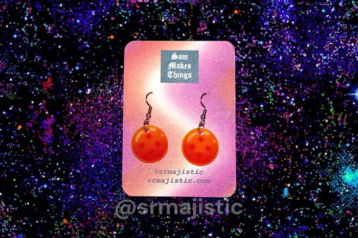 Anime Themed Handmade Earrings Sam Makes Things Earrings