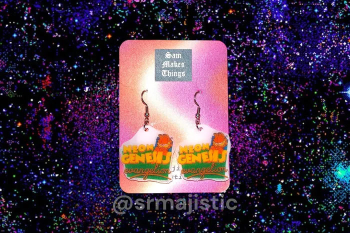 Anime Themed Handmade Earrings Sam Makes Things Earrings