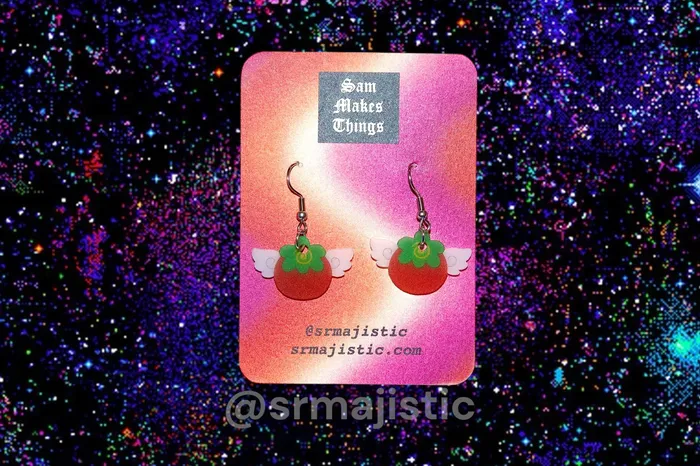 Anime Themed Handmade Earrings Sam Makes Things Earrings