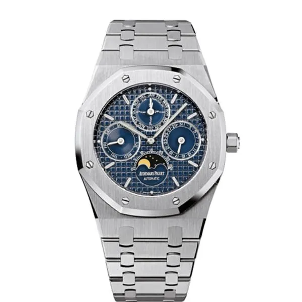 Audemars Piguet Bracelets Audemars Piguet Royal Oak Perpetual Calendar 39mm Watch Ref 25820STOO0944ST05 Blue Dial Stainless Steel Bracelet Audemars Piguet Bracelets Audemars Piguet Royal Oak Perpetual Calendar 39mm Watch Ref 25820STOO0944ST05 Blue Dial Stainless Steel Bracelet