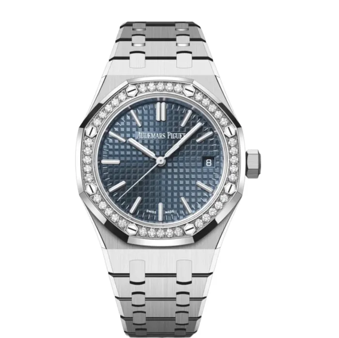Audemars Piguet Bracelets Audemars Piguet Royal Oak Selfwinding 50th Anniversary 37mm Watch Ref 15551STZZ1356ST02 Blue Dial Diamond Bezel Stainless Steel Bracelet Audemars Piguet Bracelets Audemars Piguet Royal Oak Selfwinding 50th Anniversary 37mm Watch Ref 15551STZZ1356ST02 Blue Dial Diamond Bezel Stainless Steel Bracelet